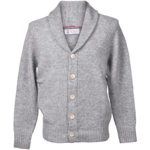 Brunello Cucinelli, Heren, Truien, Grijs, Maat: XL