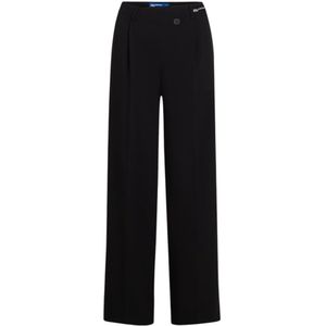 Karl Lagerfeld - KLJ Tailored Pant - Palazzo Broek - Zwart