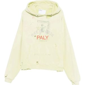 Paly Hollywood, Heren, Sweatshirts & Hoodies, Groen, Maat: M Katoen,