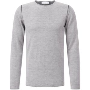 Kiefermann, Heren, Truien, Grijs, Maat: M Wol,