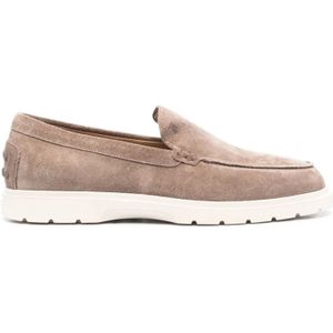 Tod's, Heren, Schoenen, Beige, Maat: 43 EU Suède,