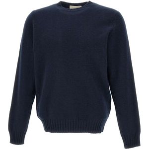 Filippo De Laurentiis, Heren, Truien, Blauw, Maat: XL Wol,