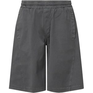 Dolce & Gabbana, Heren, Korte broeken, Grijs, Maat: S Katoen,