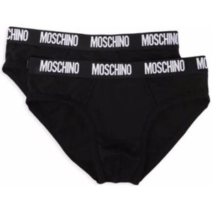 Moschino, Heren, Ondergoed, Zwart, Maat: XS Katoen,