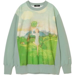 Undercover, Heren, Sweatshirts & Hoodies, Groen, Maat: XL