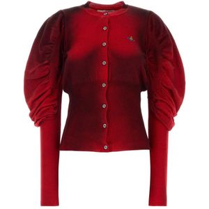 Vivienne Westwood, Dames, Truien, Rood, Maat: S Wol,