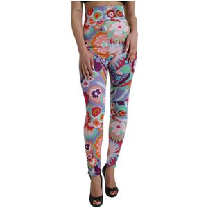 Dolce & Gabbana, Dames, Broeken, Veelkleurig, Maat: XS
