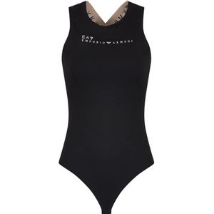 Emporio Armani, Dames, Tops, Zwart, Maat: XS Synthetisch,
