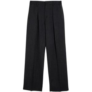 Burberry, Heren, Broeken, Zwart, Maat: XS Wol,