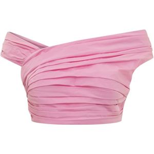 Dsquared2, Dames, Tops, Roze, Maat: 2XS Poliester,