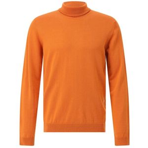 Roberto Collina, Heren, Truien, Oranje, Maat: L Wol,