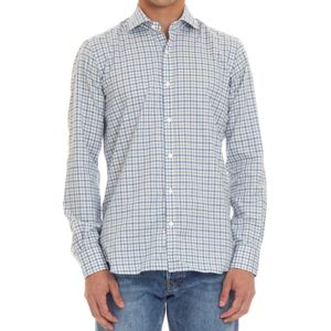 Barba, Heren, Overhemden, Blauw, Maat: XL