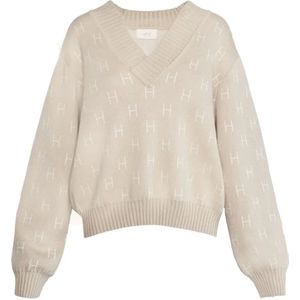 Hést, Dames, Truien, Beige, Maat: XL