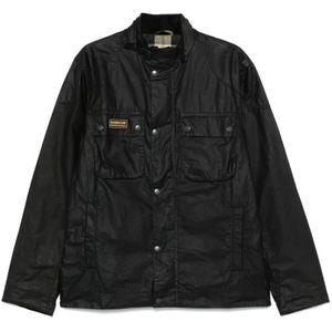 Barbour, Heren, Jassen, Zwart, Maat: M Zijde,