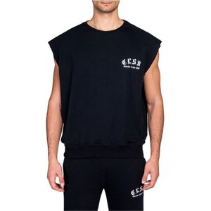 Corsinelabedoli, Heren, Tops, Zwart, Maat: M Katoen,