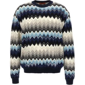 Missoni, Heren, Truien, Veelkleurig, Maat: M Wol,