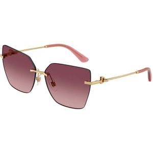 Dolce & Gabbana, Dames, Accessoires, Geel, Maat: 62 MM Polyamide,