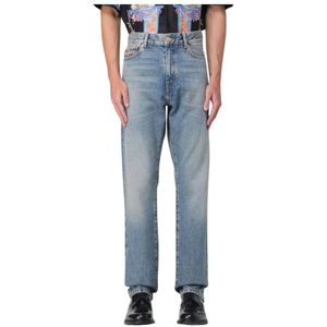 Versace, Heren, Jeans, Blauw, Maat: W34
