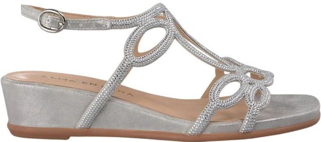 Sandalen - Effen - Textiel - Verstelbare Riemen - Glitterend