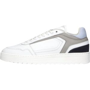 Nubikk Witte Leren Lage Sneaker , White , Heren , Maat: 41 EU