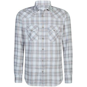 Eleventy, Heren, Overhemden, Veelkleurig, Maat: S Katoen,