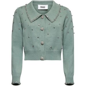 Silvian Heach, Dames, Truien, Groen, Maat: L Katoen,