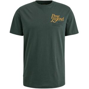 PME Legend - Heren - T-shirt - Groen - Korte Mouwen, Ronde Hals, Single Jersey