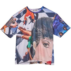 Sunnei, Heren, Tops, Veelkleurig, Maat: XS Polyamide,