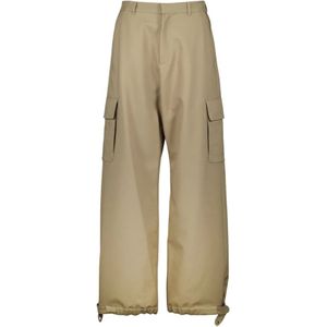 Off White, Heren, Broeken, Beige, Maat: M