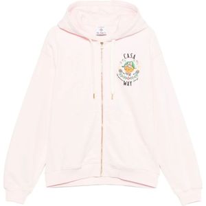 Casablanca, Heren, Sweatshirts & Hoodies, Roze, Maat: S Katoen,