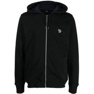 Paul Smith, Heren, Sweatshirts & Hoodies, Zwart, Maat: L