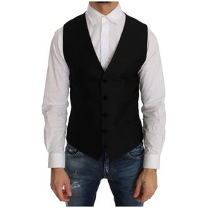 Dolce & Gabbana - Polka Dot Zwart - Kostuum - Heren - Wol