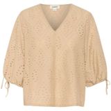 SOAKED IN LUXURY - Blouse 'Joella' - Beige - Blouseshirt