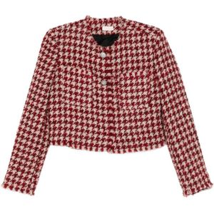 Liu Jo - GIACCA - Blazer - Beige - Donkerrood