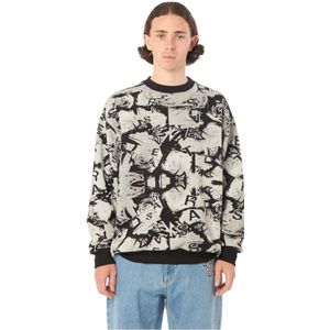 Rassvet, Heren, Sweatshirts & Hoodies, Zwart, Maat: M Katoen,