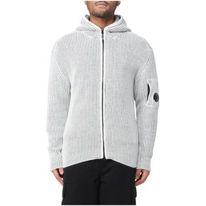 C.p. Company, Heren, Truien, Grijs, Maat: L Wol,