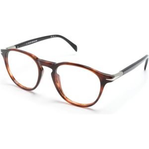 Eyewear by David Beckham, Heren, Accessoires, Bruin, Maat: 50 MM