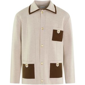 Drole de Monsieur, Heren, Truien, Beige, Maat: S