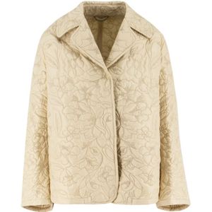 Ermanno Scervino, Dames, Jassen, Beige, Maat: 2XS