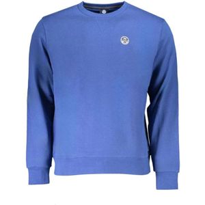 Sweater - Blauw - Classic Fit - Katoen - Lange Mouwen