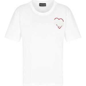 Emporio Armani, Dames, Tops, Wit, Maat: XS Jersey,