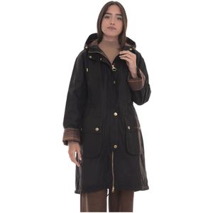 Barbour, Dames, Mantels, Bruin, Maat: M Katoen,