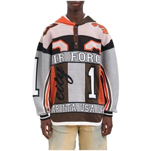 Pdf, Heren, Sweatshirts & Hoodies, Veelkleurig, Maat: M Katoen,