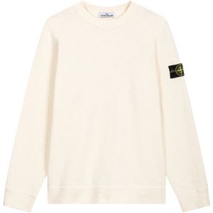 Stone Island, Heren, Truien, Wit, Maat: XL Katoen,