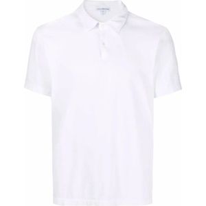 James Perse, Heren, Tops, Wit, Maat: S Katoen,