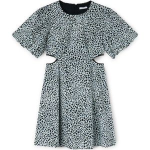 Motivi, Dames, Jurken, Blauw, Maat: 2XS Katoen,