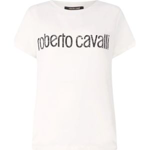 Roberto Cavalli, Dames, Tops, Wit, Maat: S Katoen,