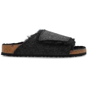Birkenstock, Heren, Schoenen, Zwart, Maat: 39 EU Wol,