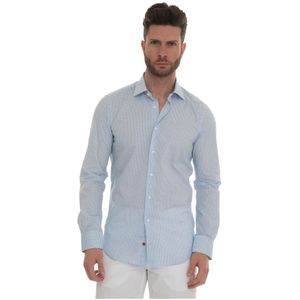 Càrrel, Heren, Overhemden, Blauw, Maat: 4XS Katoen,