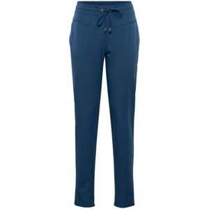 &Co Woman, Dames, Broeken, Blauw, Maat: M Polyamide,